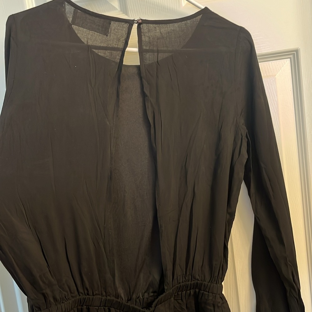 NWOT NECTAR black romper w/pockets - Picture 3 of 8